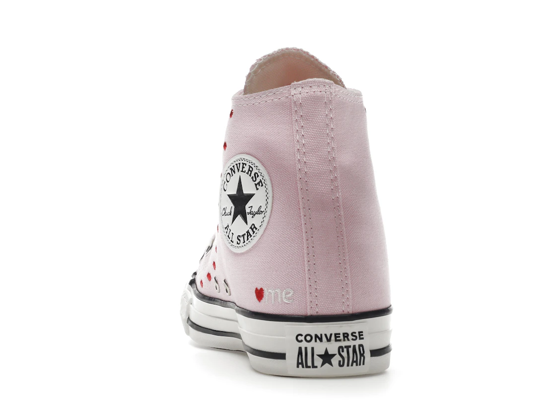 Converse Chuck Taylor All Star Hi Embroidered Hearts Pink (Women's)