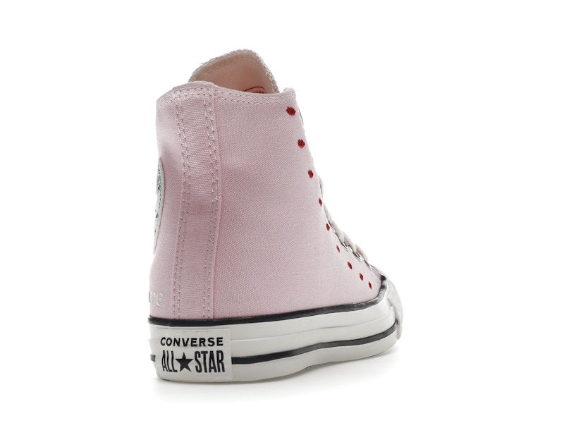 Converse Chuck Taylor All Star Hi Embroidered Hearts Pink (Women's)