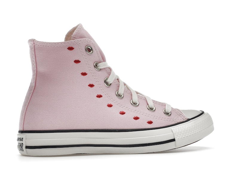 Converse Chuck Taylor All Star Hi Embroidered Hearts Pink (Women's)