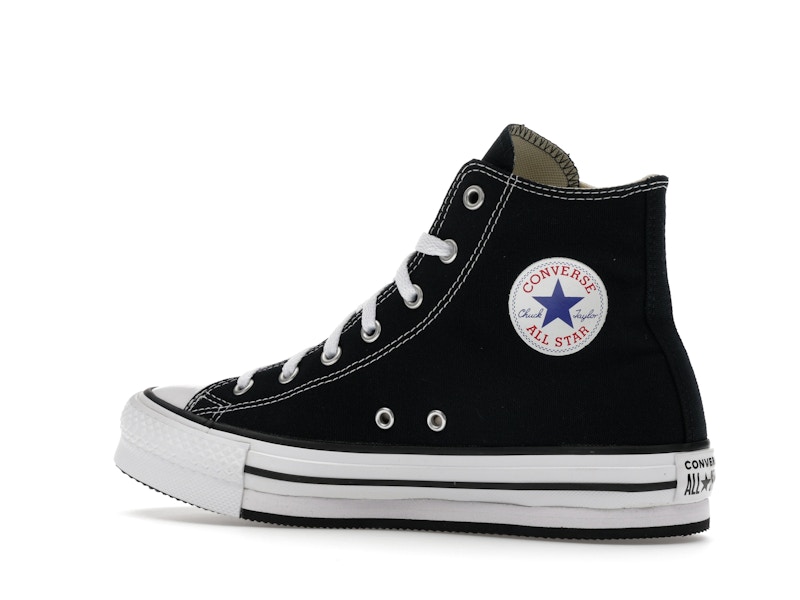 Converse Chuck Taylor All Star Hi Lift Platform Black (GS)