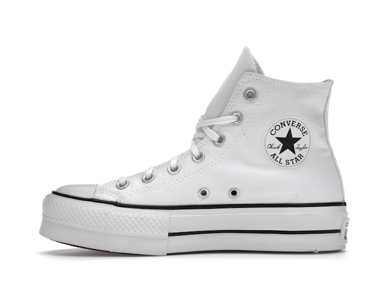 Converse Chuck Taylor All Star Hi Platform White Black (Women's)