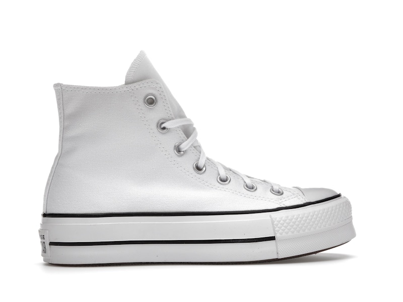 Converse Chuck Taylor All Star Hi Platform White Black (Women's)