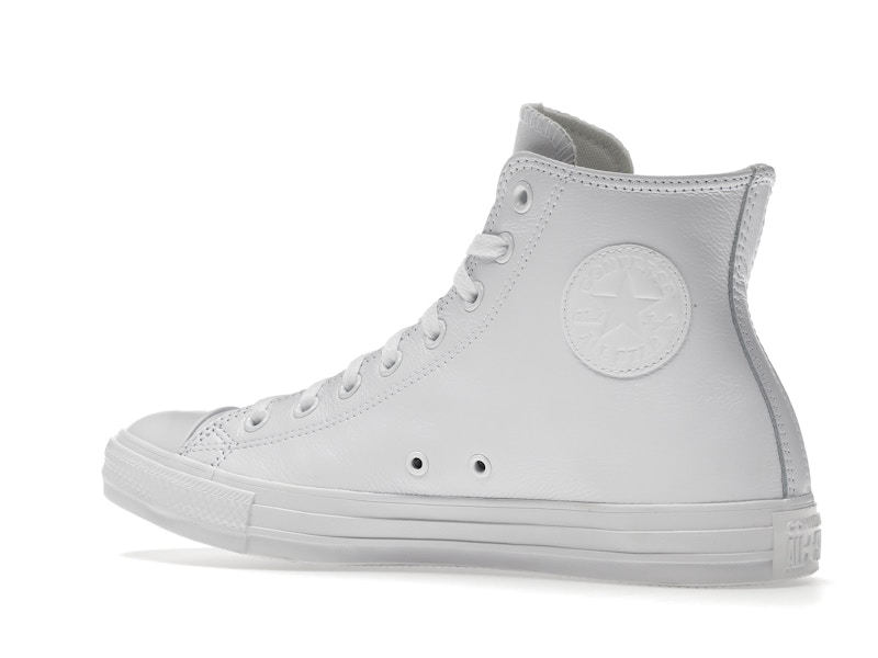 Converse Chuck Taylor All Star Leather Hi White Monochrome