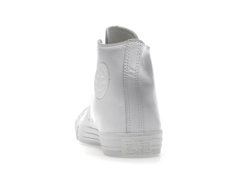 Converse Chuck Taylor All Star Leather Hi White Monochrome