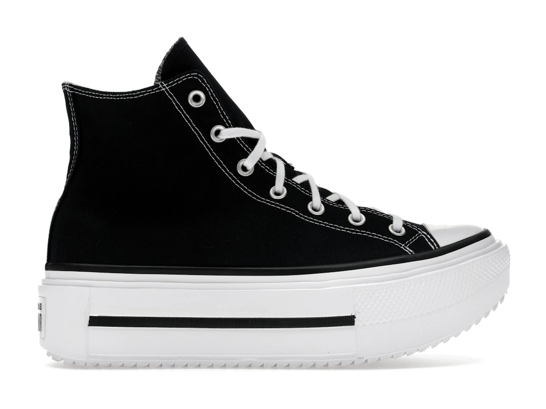 Converse Chuck Taylor All Star Lift Double Stack Hi Black White