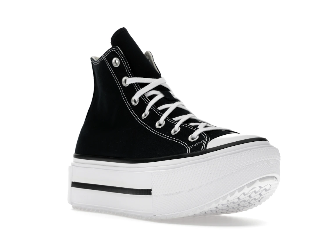 Converse Chuck Taylor All Star Lift Double Stack Hi Black White