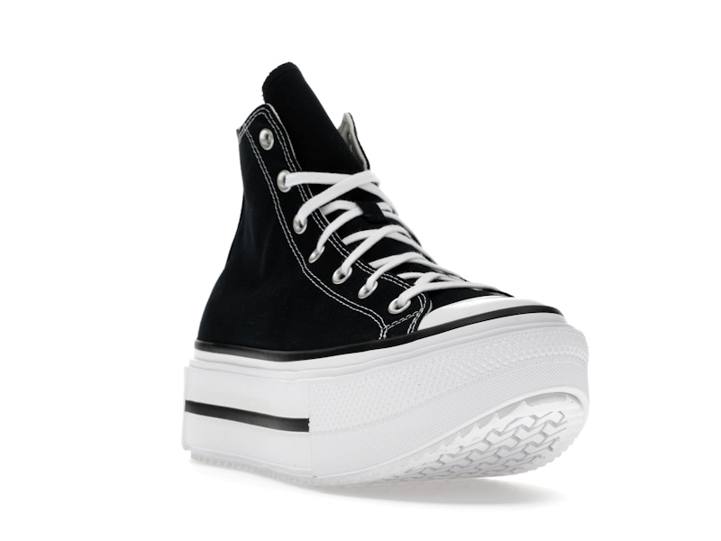 Converse Chuck Taylor All Star Lift Double Stack Hi Black White