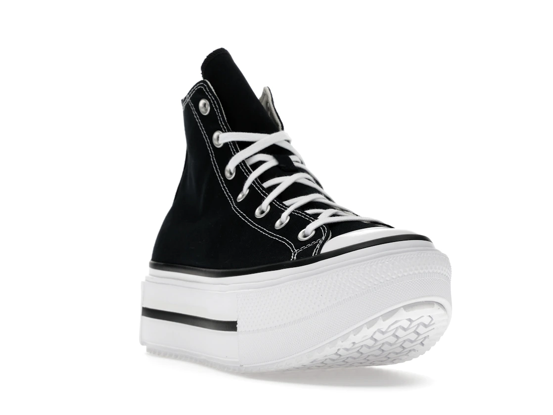 Converse Chuck Taylor All Star Lift Double Stack Hi Black White