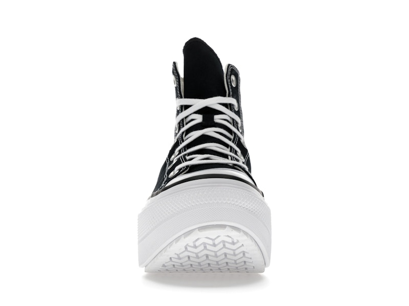 Converse Chuck Taylor All Star Lift Double Stack Hi Black White