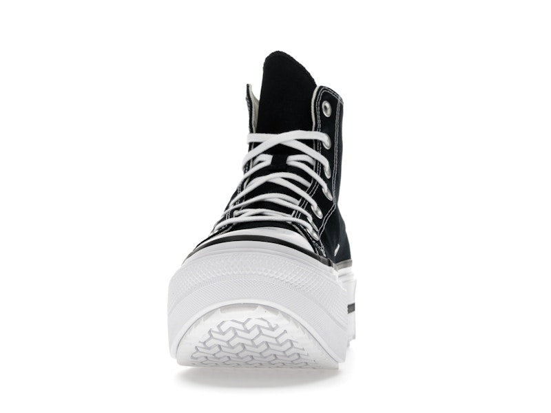 Converse Chuck Taylor All Star Lift Double Stack Hi Black White