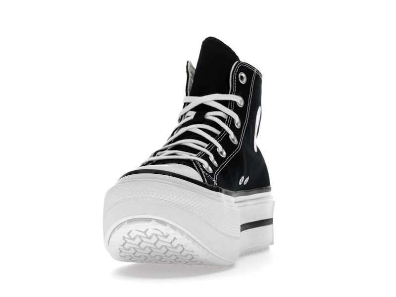 Converse Chuck Taylor All Star Lift Double Stack Hi Black White