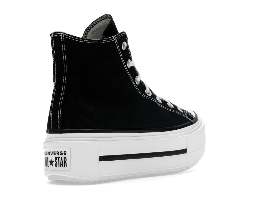 Converse Chuck Taylor All Star Lift Double Stack Hi Black White