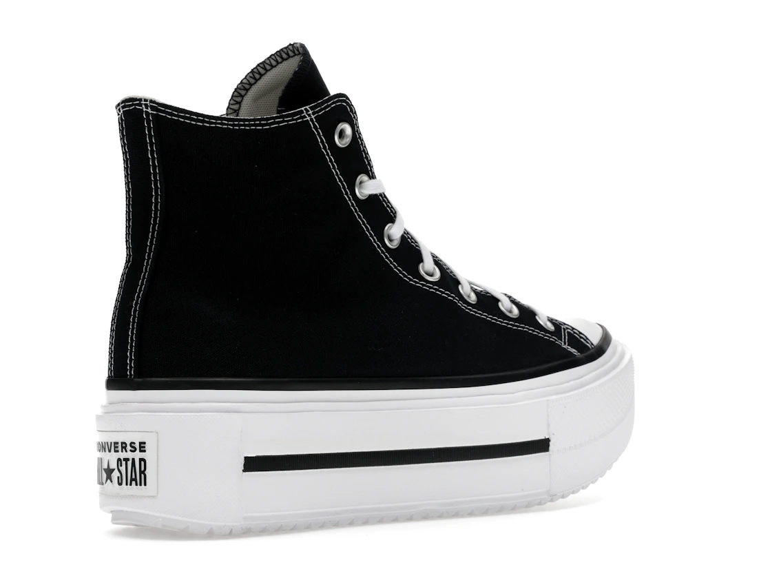 Converse Chuck Taylor All Star Lift Double Stack Hi Black White