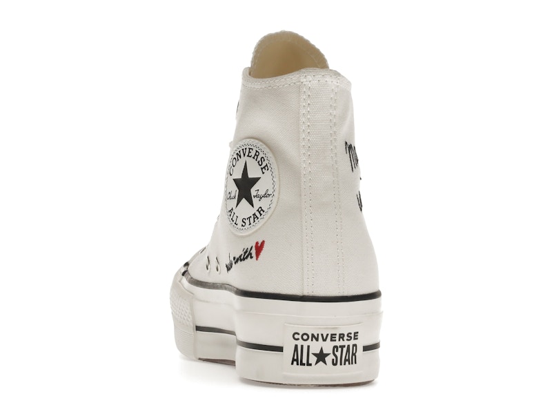 Converse Chuck Taylor All Star Lift Hi Made With Love (Women's)
