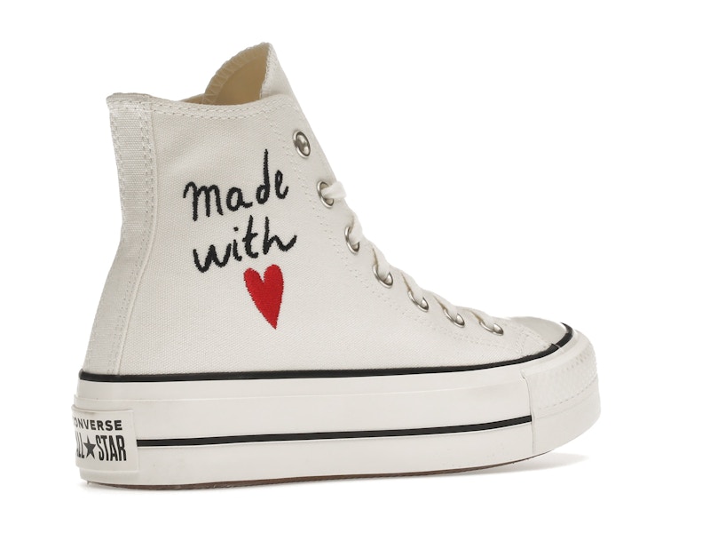 Converse Chuck Taylor All Star Lift Hi Made With Love (Women's)
