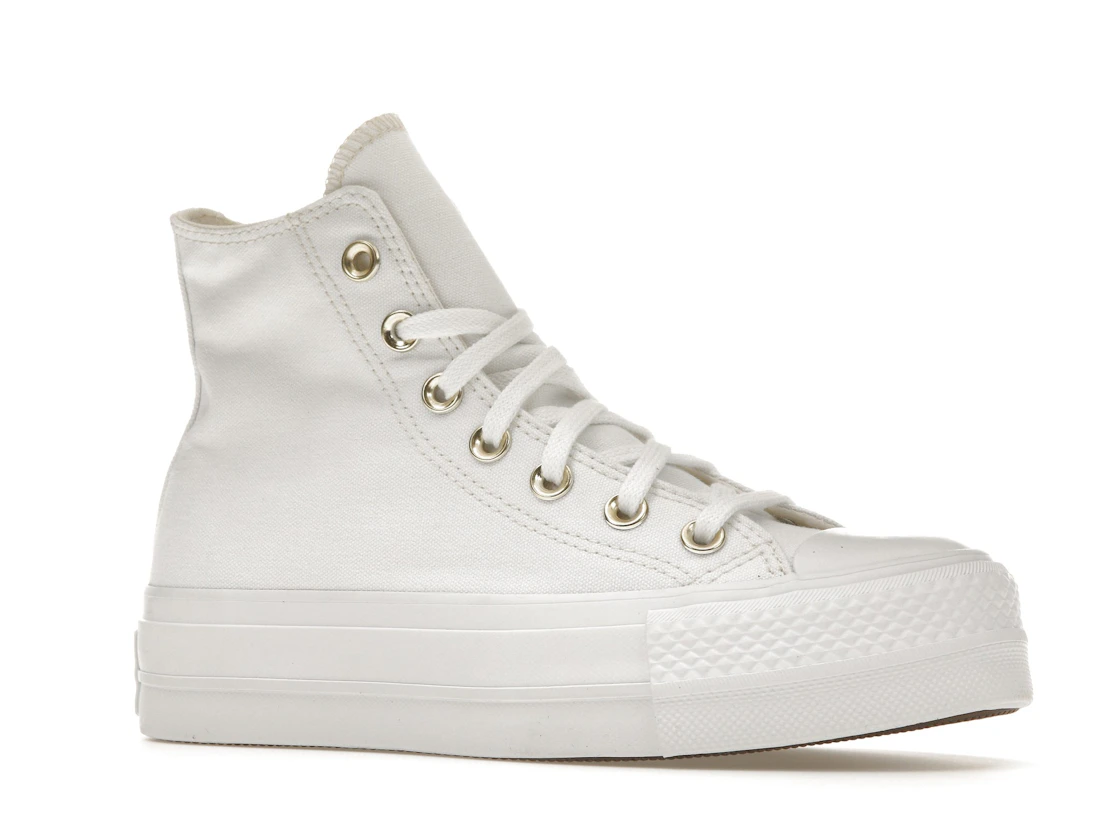 Converse Chuck Taylor All Star Lift Platform Elevated White Gold