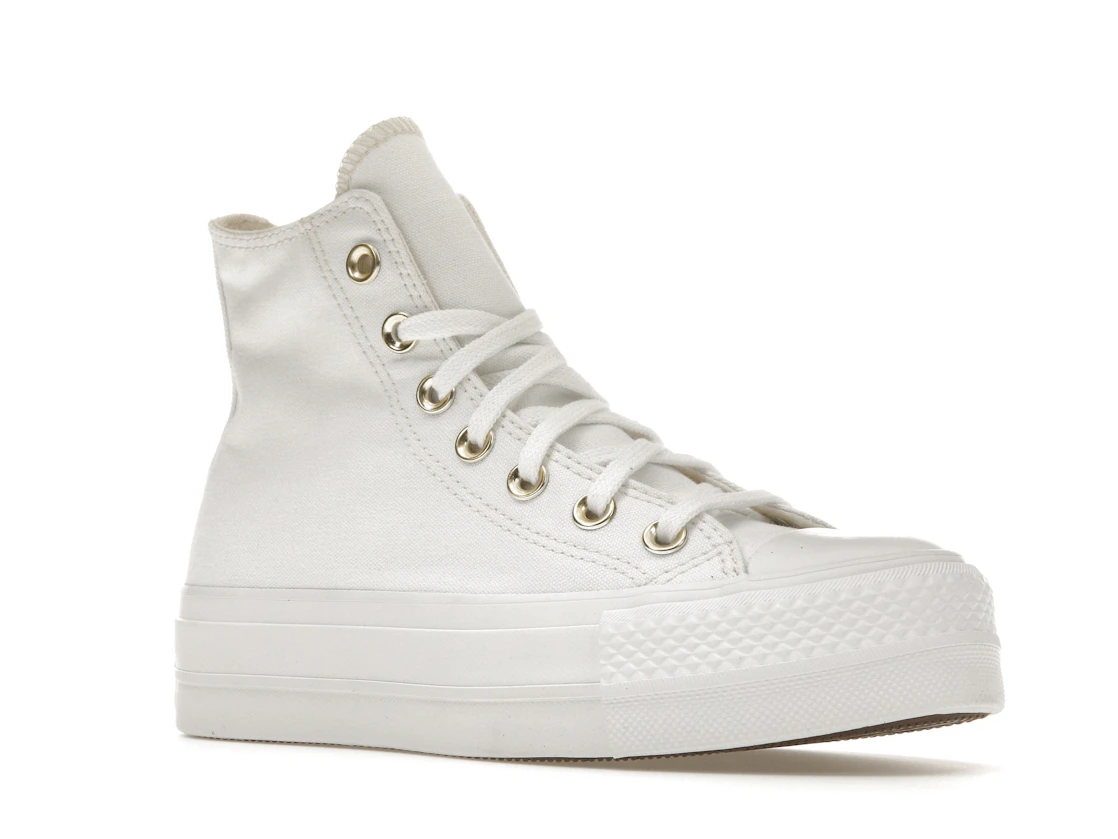 Converse Chuck Taylor All Star Lift Platform Elevated White Gold