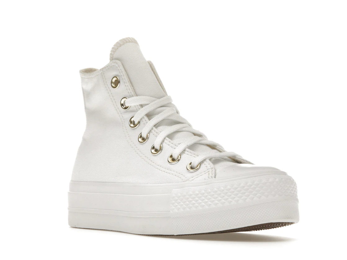 Converse Chuck Taylor All Star Lift Platform Elevated White Gold