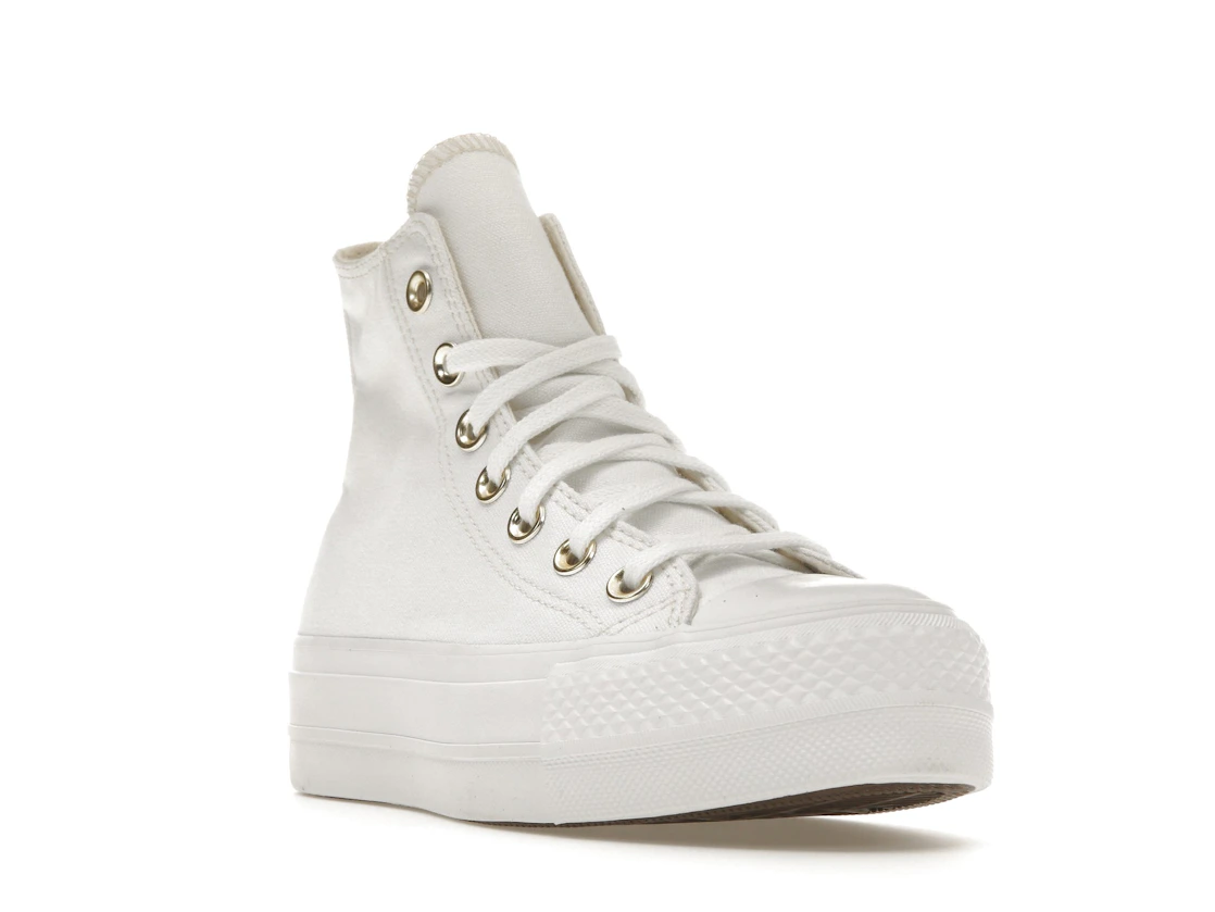 Converse Chuck Taylor All Star Lift Platform Elevated White Gold