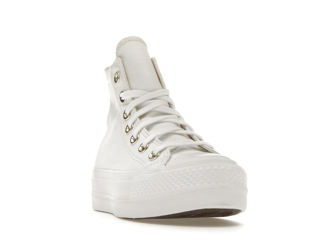 Converse Chuck Taylor All Star Lift Platform Elevated White Gold
