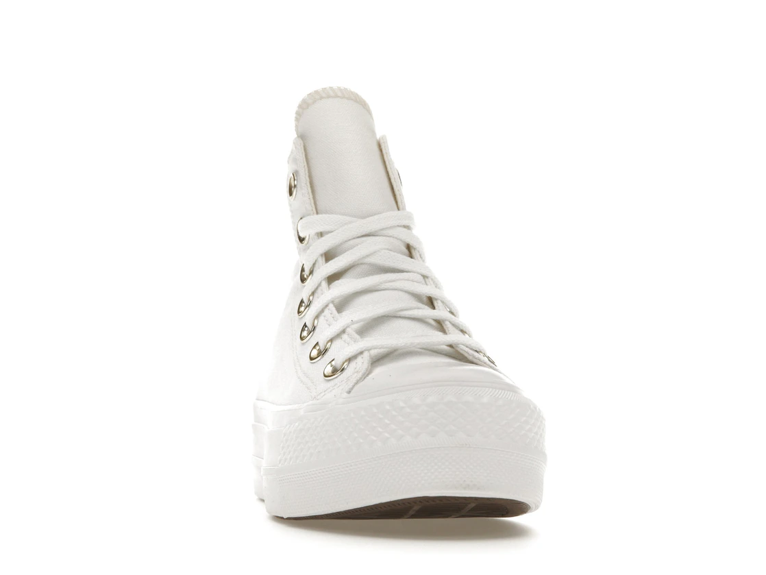 Converse Chuck Taylor All Star Lift Platform Elevated White Gold