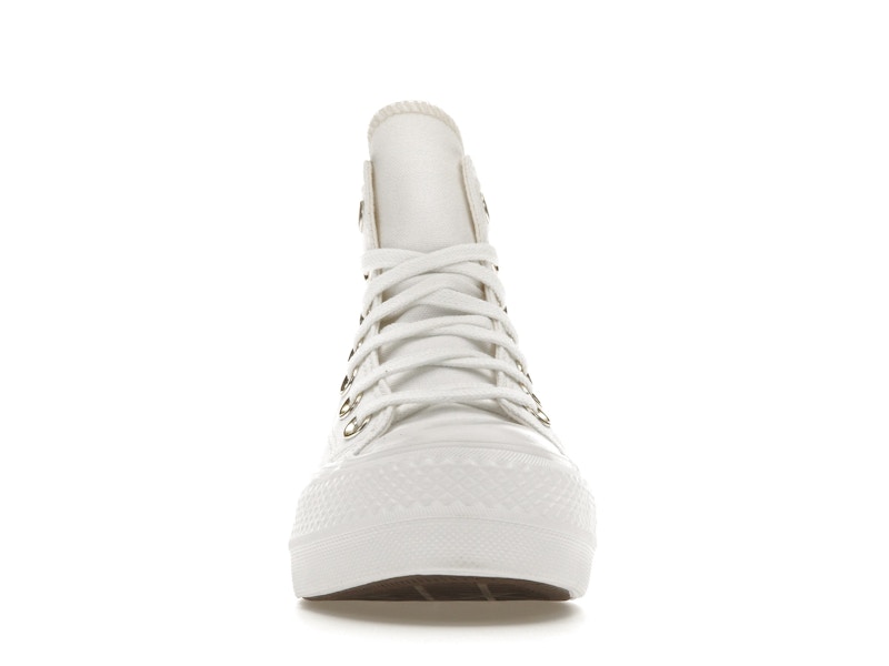 Converse Chuck Taylor All Star Lift Platform Elevated White Gold