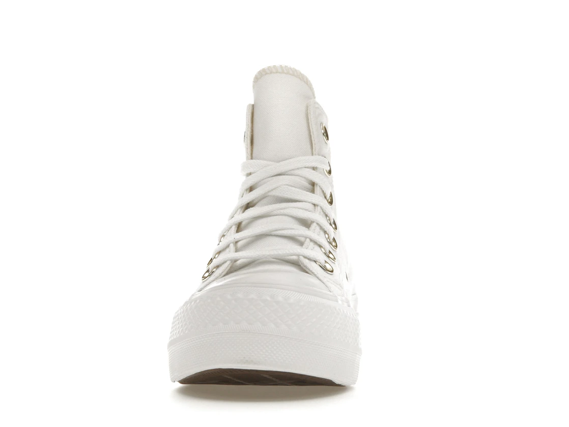 Converse Chuck Taylor All Star Lift Platform Elevated White Gold