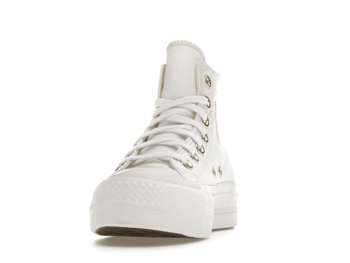 Converse Chuck Taylor All Star Lift Platform Elevated White Gold
