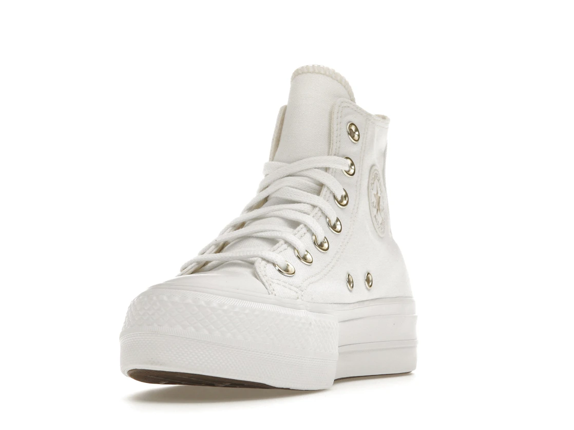 Converse Chuck Taylor All Star Lift Platform Elevated White Gold
