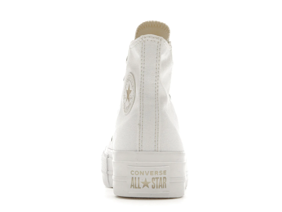 Converse Chuck Taylor All Star Lift Platform Elevated White Gold