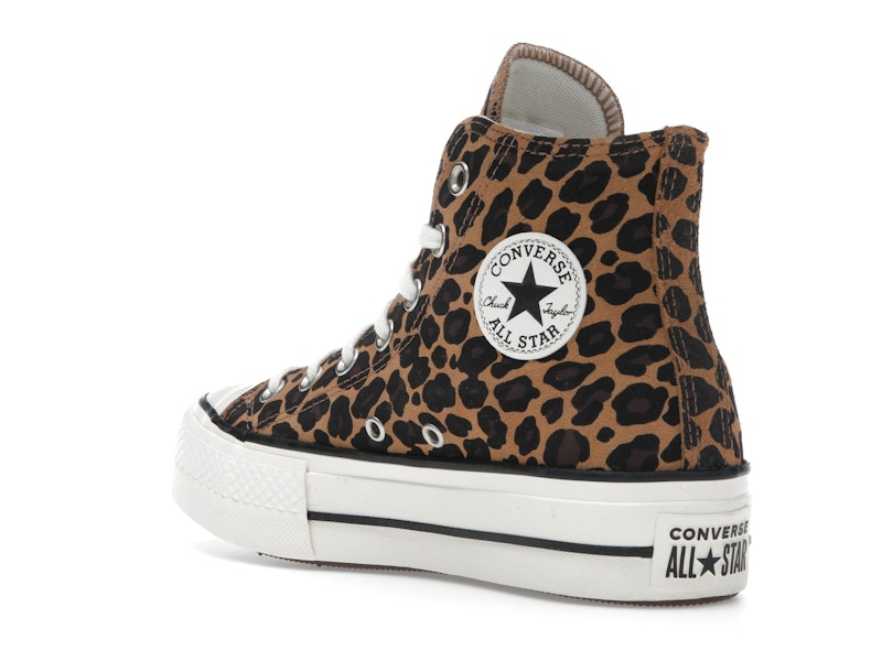 Converse Chuck Taylor All Star Lift Platform Hi Leopard Suede (Women's)