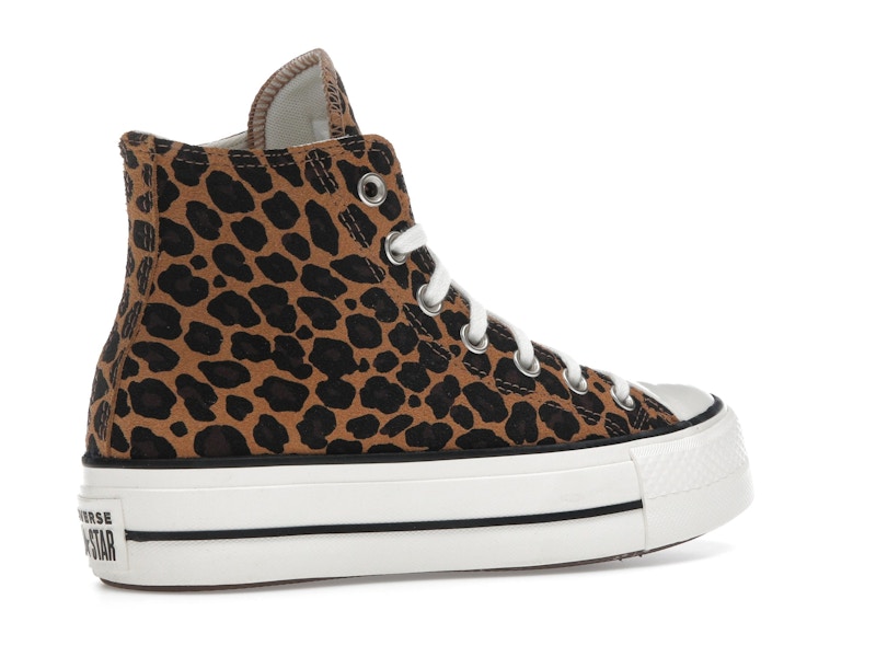 Converse Chuck Taylor All Star Lift Platform Hi Leopard Suede (Women's)