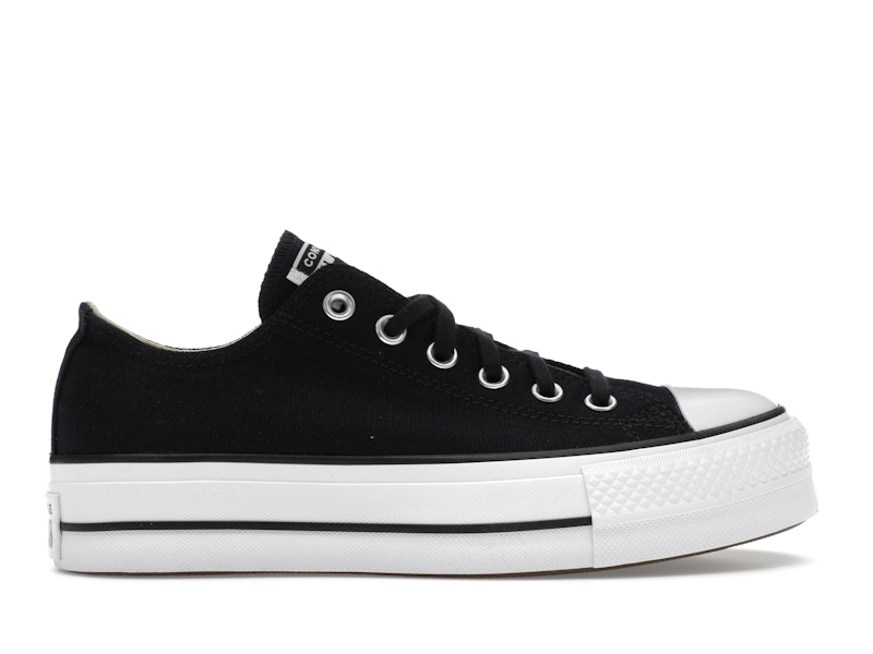 Converse Chuck Taylor All Star Lift Platform Low Black White (Women's)