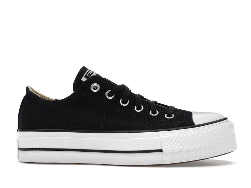Converse Chuck Taylor All Star Lift Platform Low Black White (Women's)