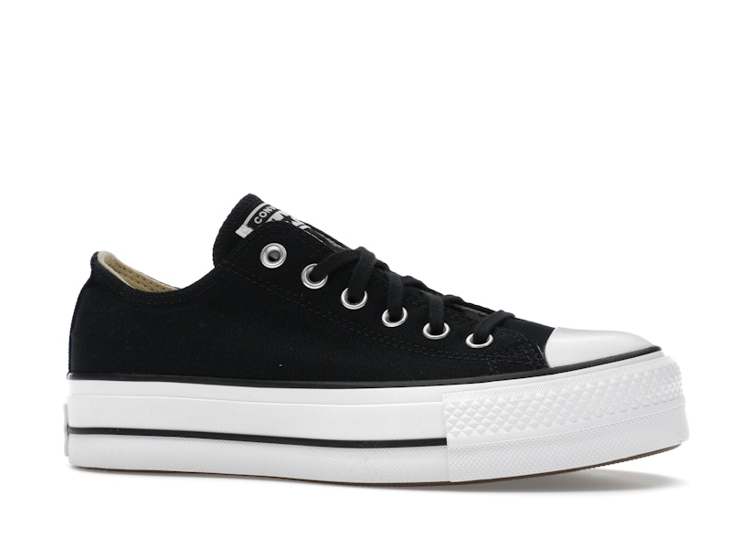 Converse Chuck Taylor All Star Lift Platform Low Black White (Women's)