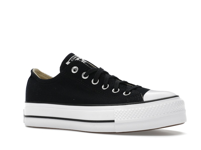 Converse Chuck Taylor All Star Lift Platform Low Black White (Women's)