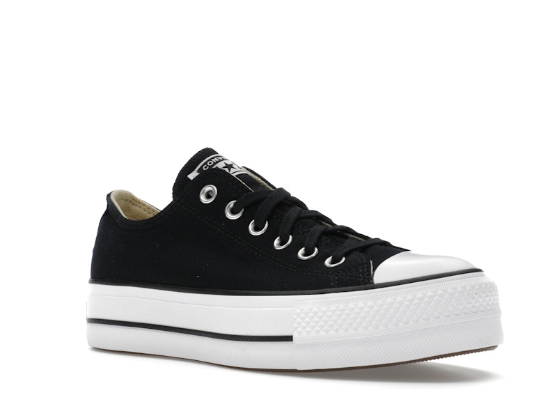 Converse Chuck Taylor All Star Lift Platform Low Black White (Women's)