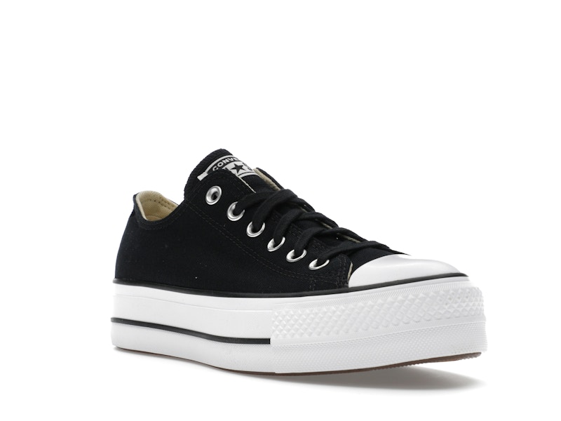 Converse Chuck Taylor All Star Lift Platform Low Black White (Women's)