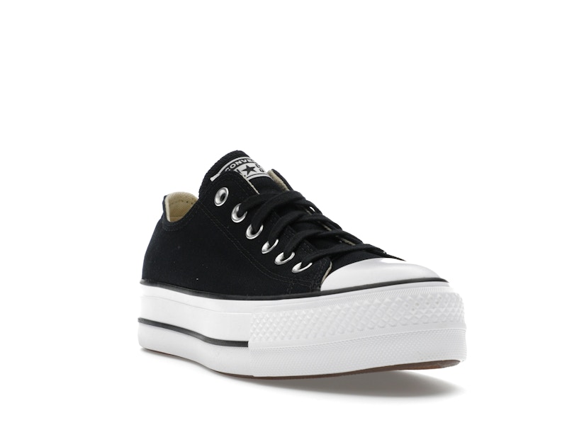 Converse Chuck Taylor All Star Lift Platform Low Black White (Women's)