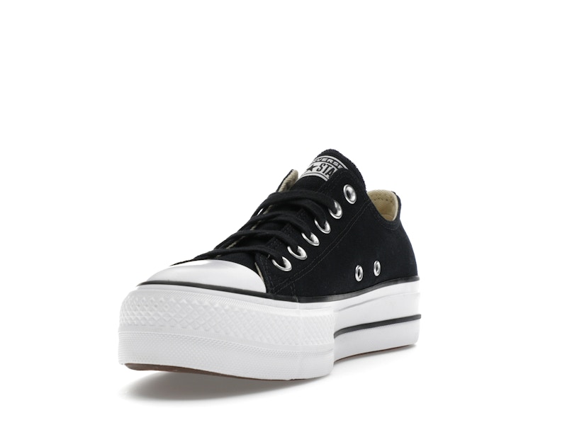 Converse Chuck Taylor All Star Lift Platform Low Black White (Women's)