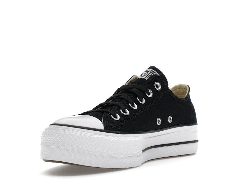 Converse Chuck Taylor All Star Lift Platform Low Black White (Women's)