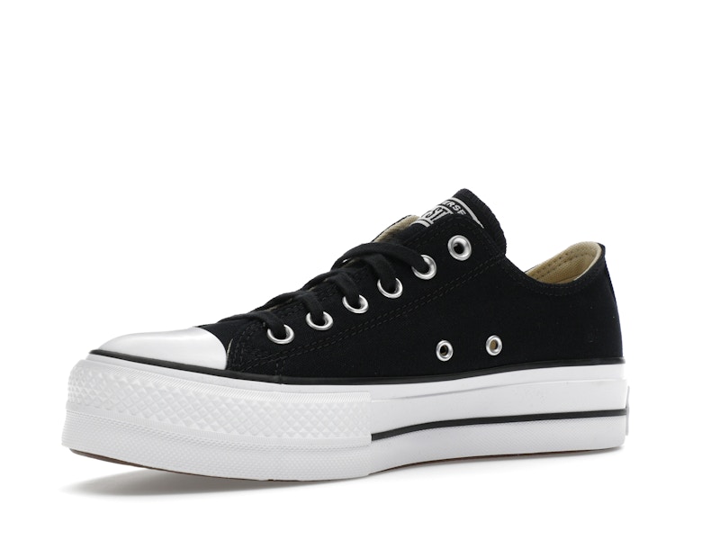 Converse Chuck Taylor All Star Lift Platform Low Black White (Women's)