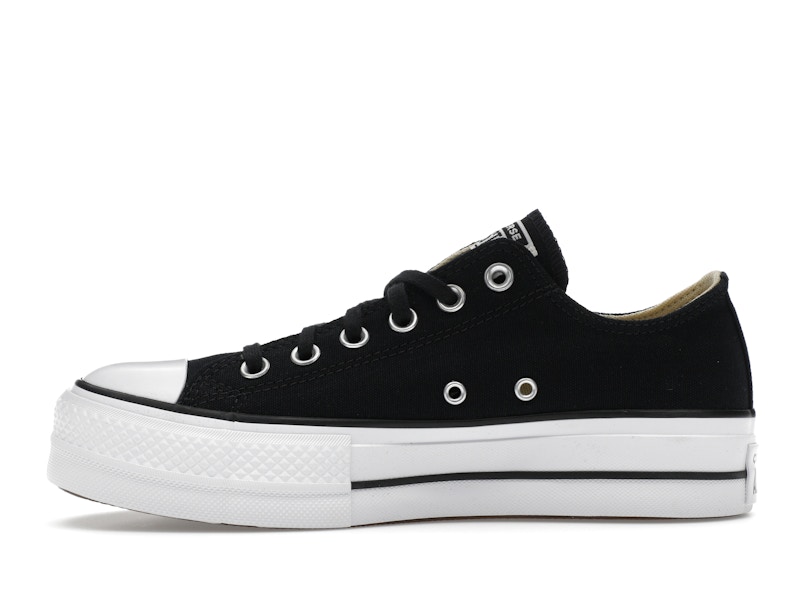 Converse Chuck Taylor All Star Lift Platform Low Black White (Women's)