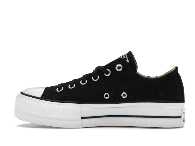 Converse Chuck Taylor All Star Lift Platform Low Black White (Women's)
