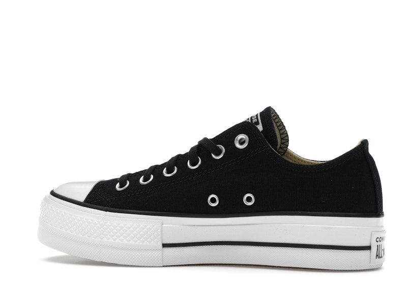 Converse Chuck Taylor All Star Lift Platform Low Black White (Women's)