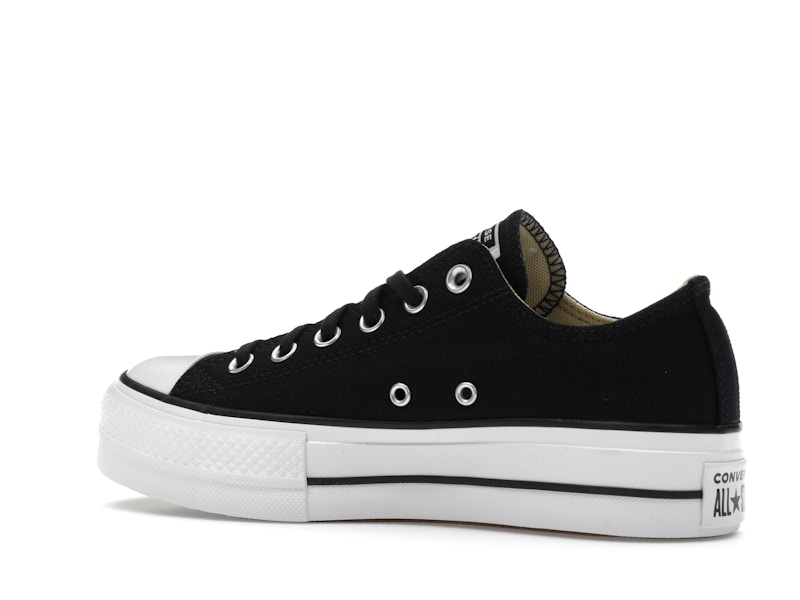 Converse Chuck Taylor All Star Lift Platform Low Black White (Women's)
