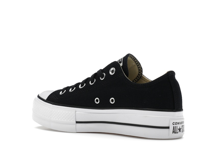 Converse Chuck Taylor All Star Lift Platform Low Black White (Women's)