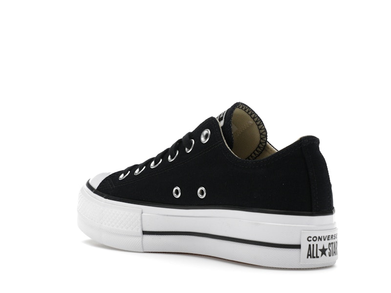 Converse Chuck Taylor All Star Lift Platform Low Black White (Women's)