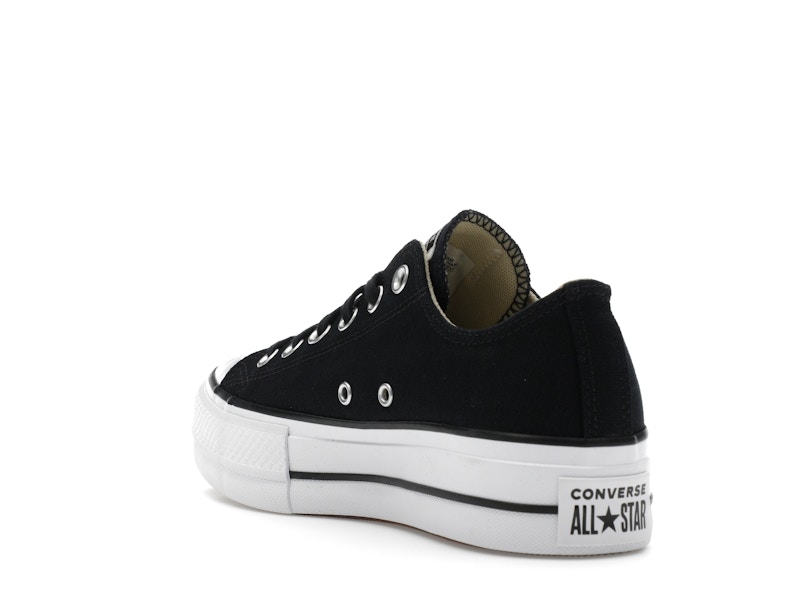 Converse Chuck Taylor All Star Lift Platform Low Black White (Women's)