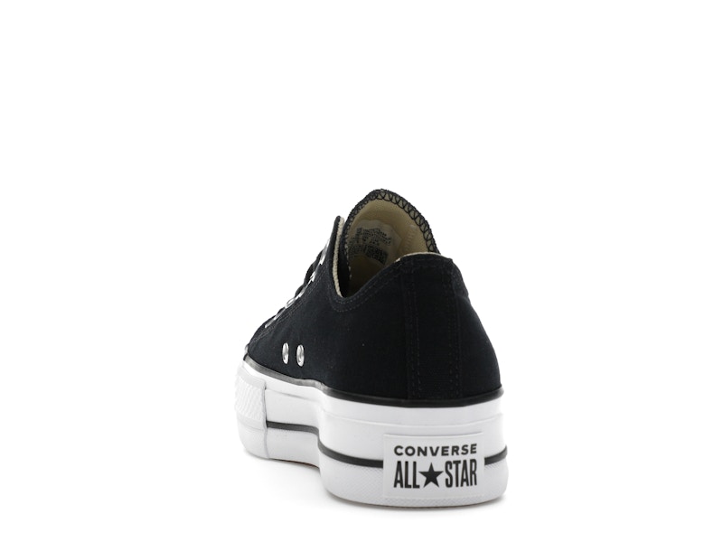 Converse Chuck Taylor All Star Lift Platform Low Black White (Women's)